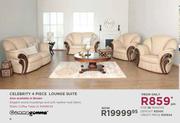 Gommagomma Celebrity 4-Piece Lounge Suite