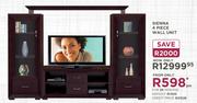 Sienna 4-Piece Wall Unit