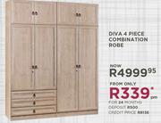 Diva 4-Piece Combination Robe