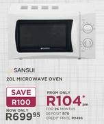 Sansui 20ltr Microwave Oven