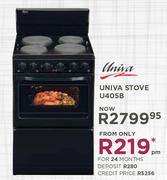 Univa Stove U405B