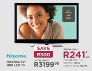 Hisense 32" 81cm HDR HDMI LED TV