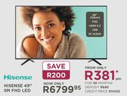 Sansui 49" 124cm SM FHD LED TV