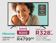 Hisense 43" 109cm FHD LED TV