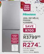 Hisense 299ltr Metallic Fridge H299BME