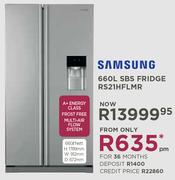 Samsung 660ltr SBS Fridge RS21HFLMR