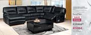 House Of Motani Manor 6-Piece Corner 1 Action Reclining Lounge Suite