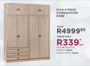 Diva 4 Piece Combination Robe