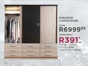 Paradise 3 Door Robe