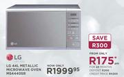 LG 44Ltr Metallic Microwave Oven MS4440SR