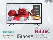 Hisense 43" 109cm FHD LED TV