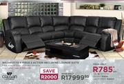 Calgan Bazarutto 4 Piece 2 Action Reclining Lounge Suite