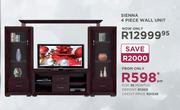 Sienna 4 Piece Wall Unit