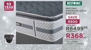 Restonic Montrose 152cm Base Set