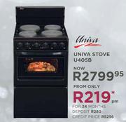 Univa Stove U405B