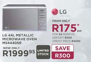 LG 44Ltr Metallic Microwave Oven MS4440SR