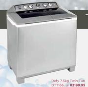 Defy 13Kg Metallic Twin Tub DTT165