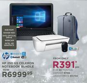 HP 250 G5 Celeron Notebook Bundle