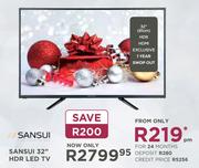Sansui 32" HDR LED TV
