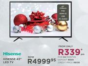 Hisense 43" LED TV