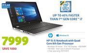 HP 15 i5 Notebook With Quad Core 8th Gen Processor