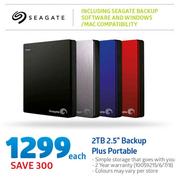 Seagate 2TB 2.5" Backup Plus Portable-Each