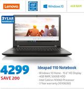 Lenovo Ideapad 110 Notebook