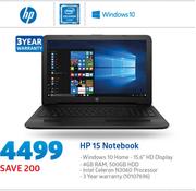 HP 15 Notebook