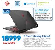 HP Omen 15 Gaming Notebook