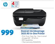 HP Deskjet Ink Advantage 3835 All In One Printer