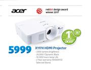 Acer X117H HDMI Projector