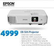 Epson EB-S05 Projector