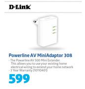 D-Link Powerline AV Mini Adapter 308