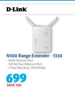 D-Link N300 Range Extender-1330