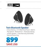 Altec Lansing Twin Bluetooth Speaker 
