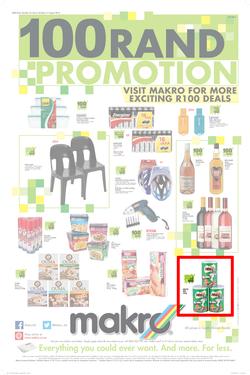 Makro : R100 Deals ( 22 Jul - 31 Aug 2014 ), page 1