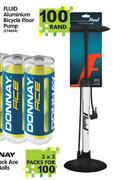  Fluid Aluminium Bicycle Floor Pump