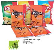 Doritos and Lays Chips (All Variants)-7 x 200gm - 250gm