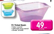 Addis 17L Tinted basin-Each