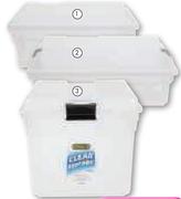Addis 26L Clear Storage Boxes