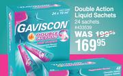 Gaviscon Double Action Liquid Sachets-24 Sachets