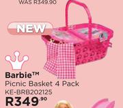 Barbie Picnic Basket 4 Pack KE-BRB202125