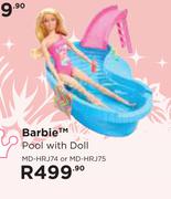 Barbie Pool With Doll MD-HRJ74 Or MD-HRJ75