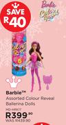 Barbie Assorted Colour Reveal Ballerina Dolls MD-HRK17