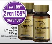 Dis-Chem Gold L-Theanine 250mg 60 Vegecapsules-For 2