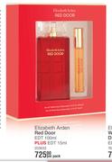 Red Door Elizabeth Arden EDT 100ml + EDT 15ml-Per Pack 