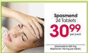 Spasmend Tablets-24's Per Pack