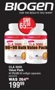 Biogen CLA 3000 Value Pack-90 Plus 90 Softgel Capsules