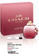 Coach Wild Rose Gift Set (EDP 50ml Plus EDP7.5ml)-Per Pack