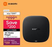 Xiaomi 4K Media Player TV Box S 3rd Gen 10304089